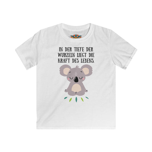 Meditierender Koala T-Shirt für Kinder
