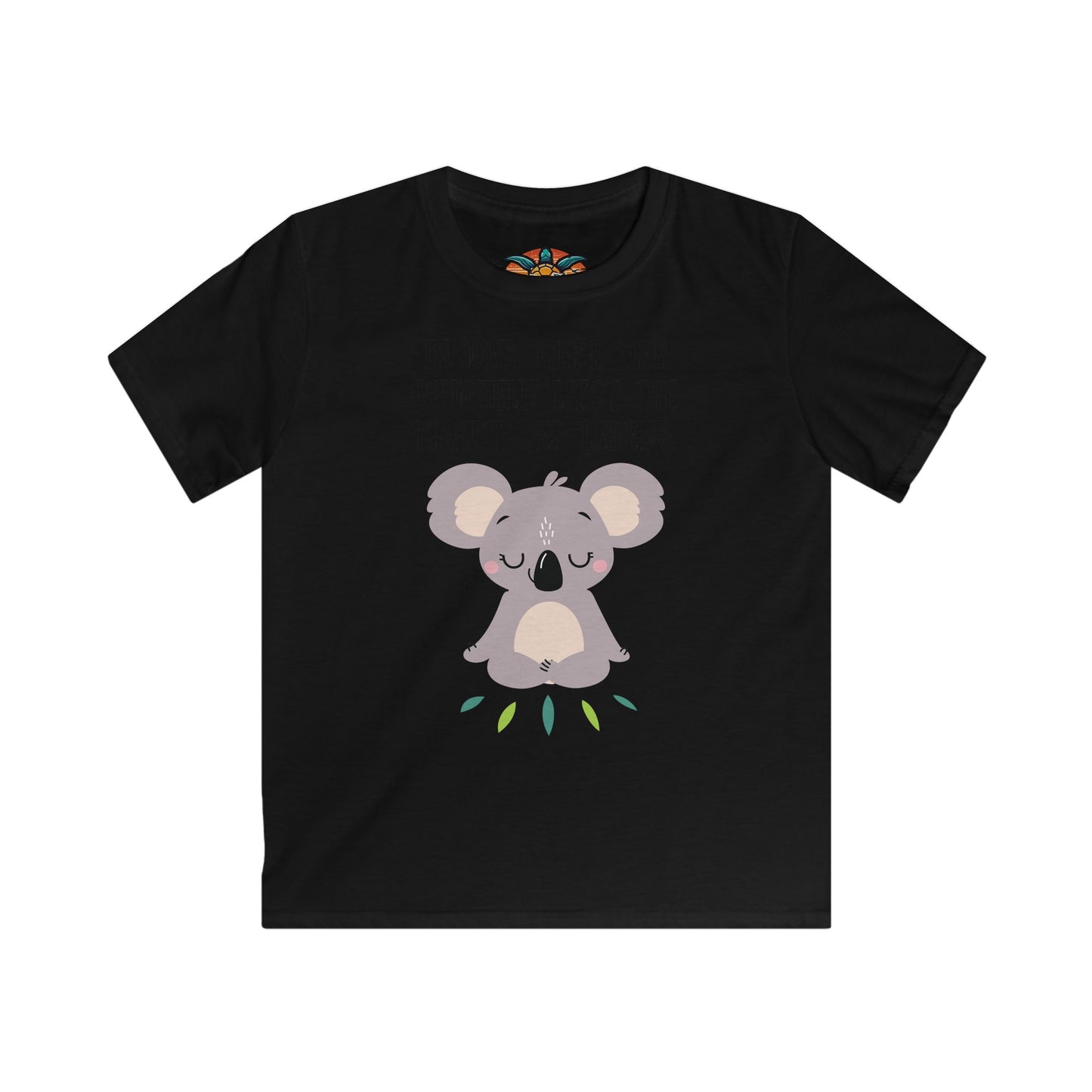 Meditierender Koala T-Shirt für Kinder
