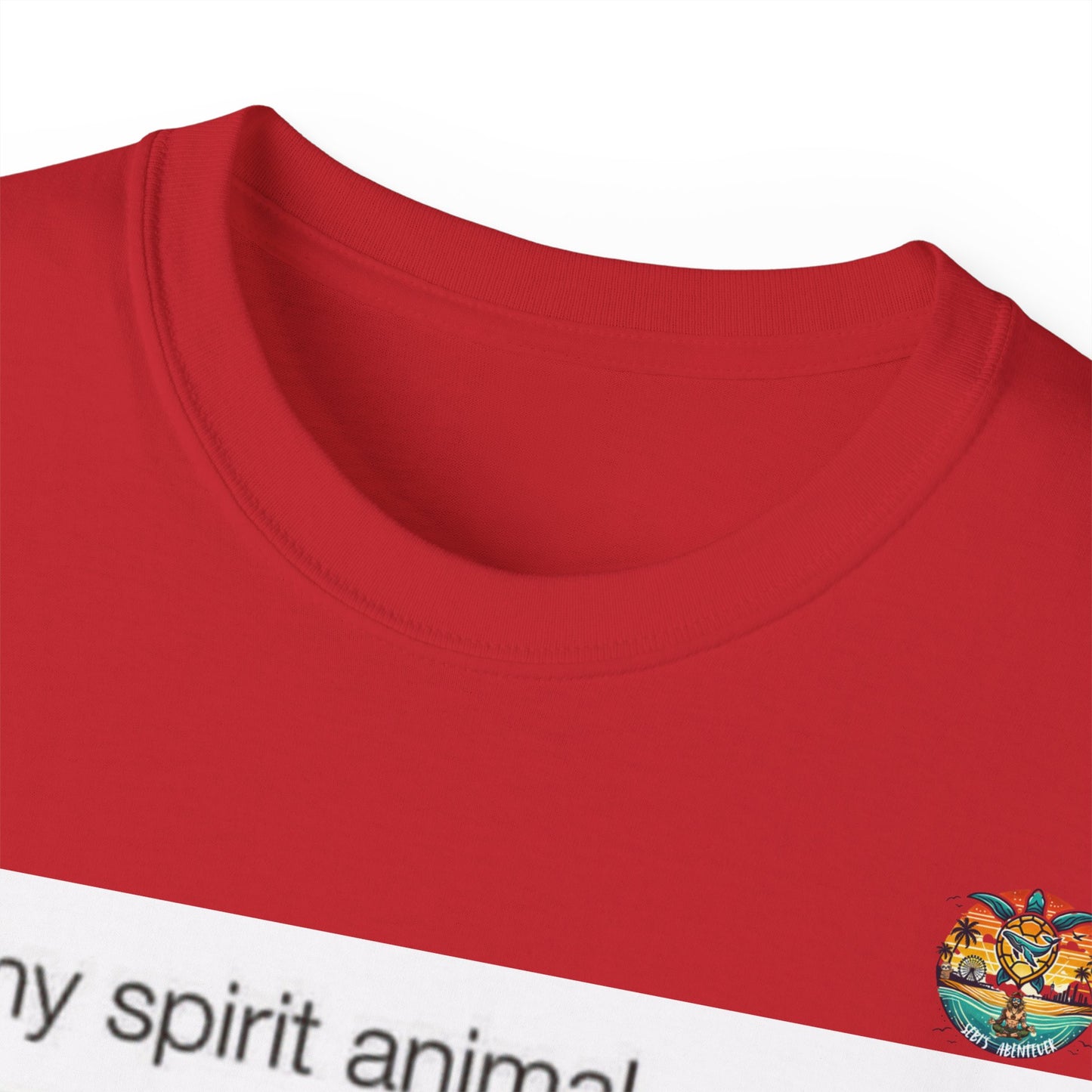 Mein spirituelles Tier – Lustiges T-Shirt mit Schildkröten-Design