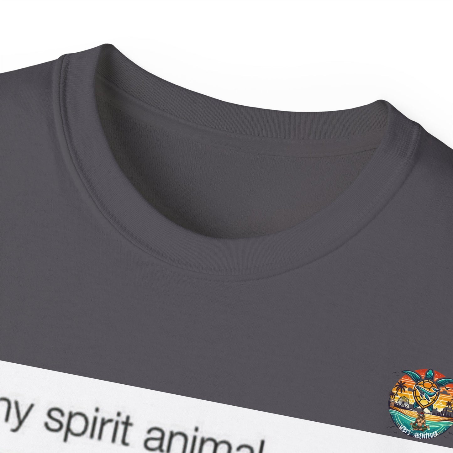 Mein spirituelles Tier – Lustiges T-Shirt mit Schildkröten-Design