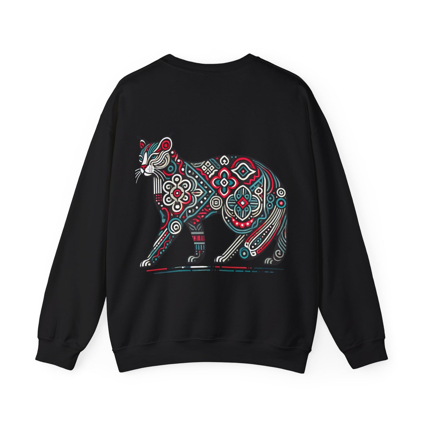 Tribal Cat Sweatshirt – Sebi’s Abenteuer Edition