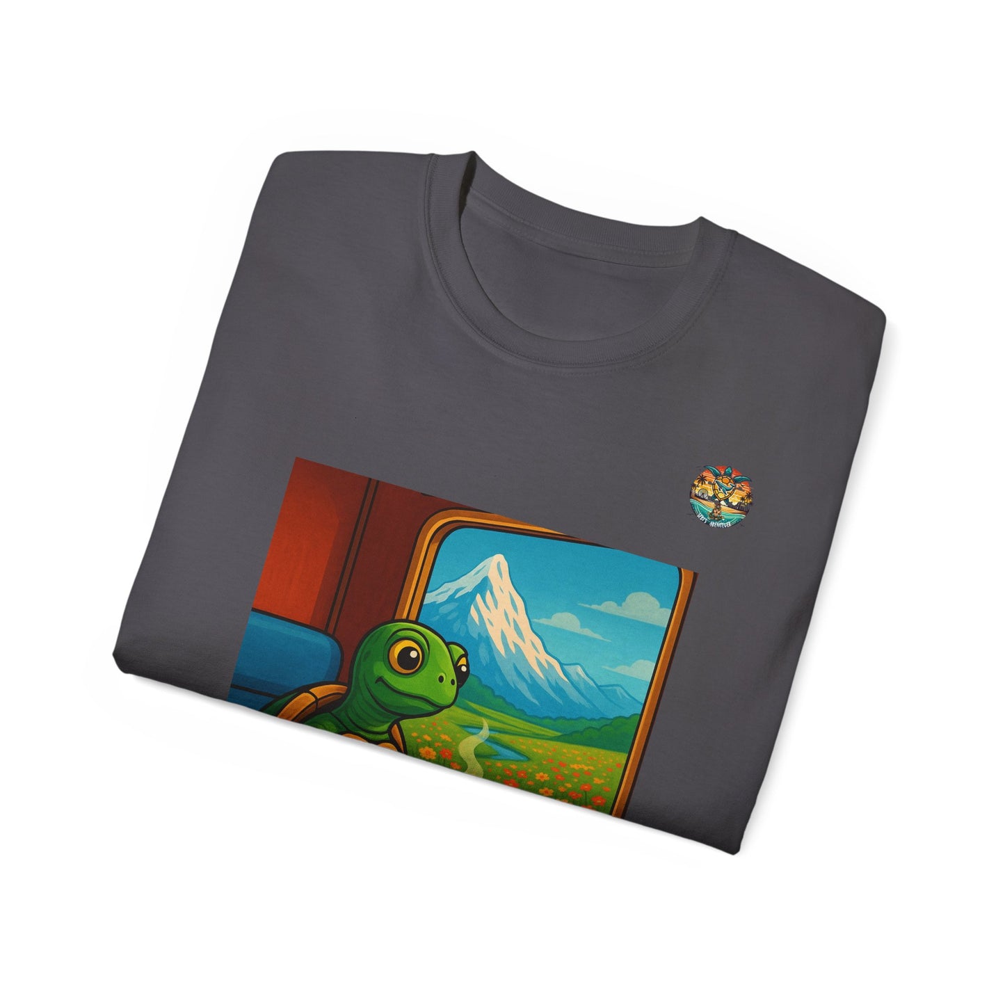 „Wrong Train, Right Lesson“ – Schildkröten-Zugreise T-Shirt