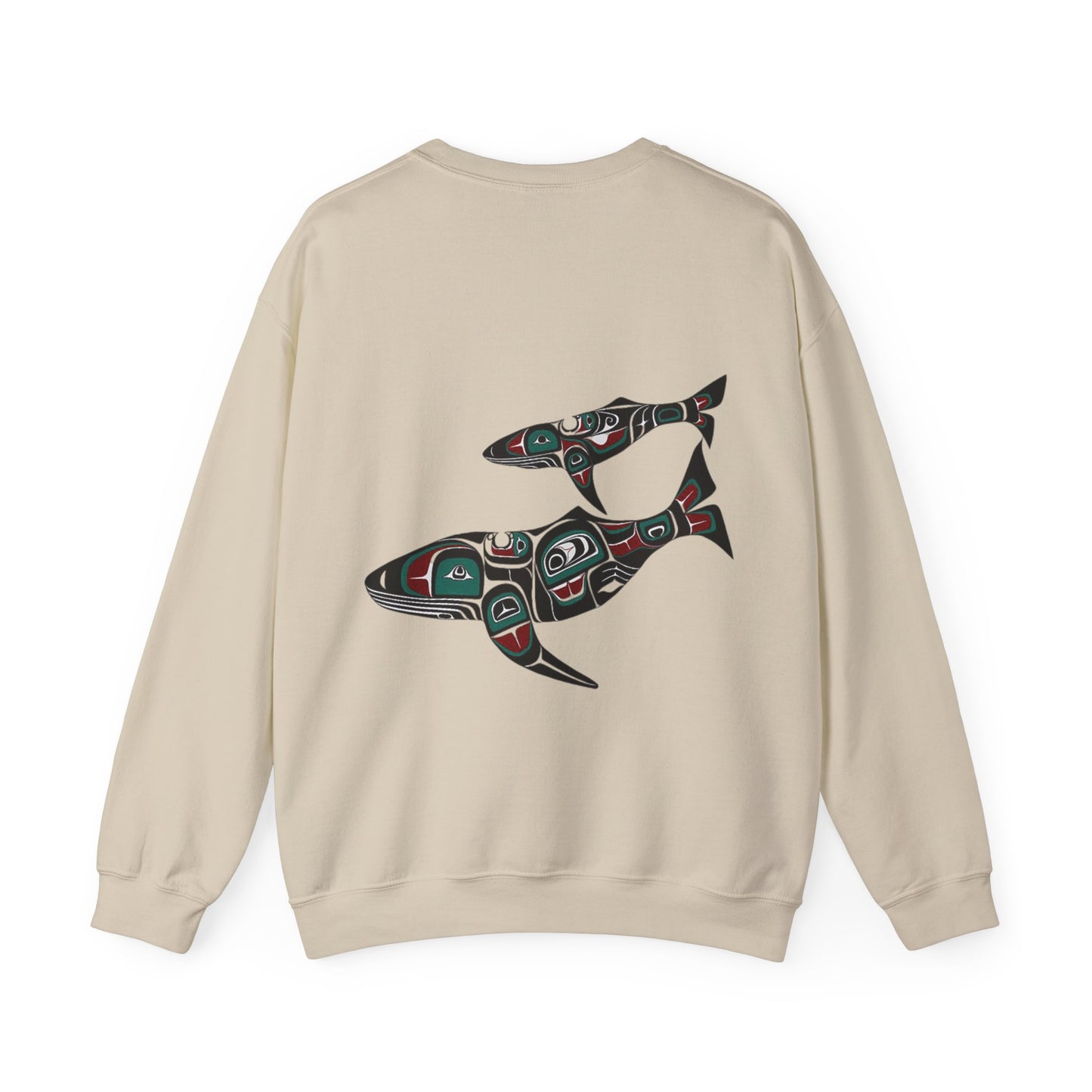 Tribal Whale Sweatshirt – Sebi’s Abenteuer Edition