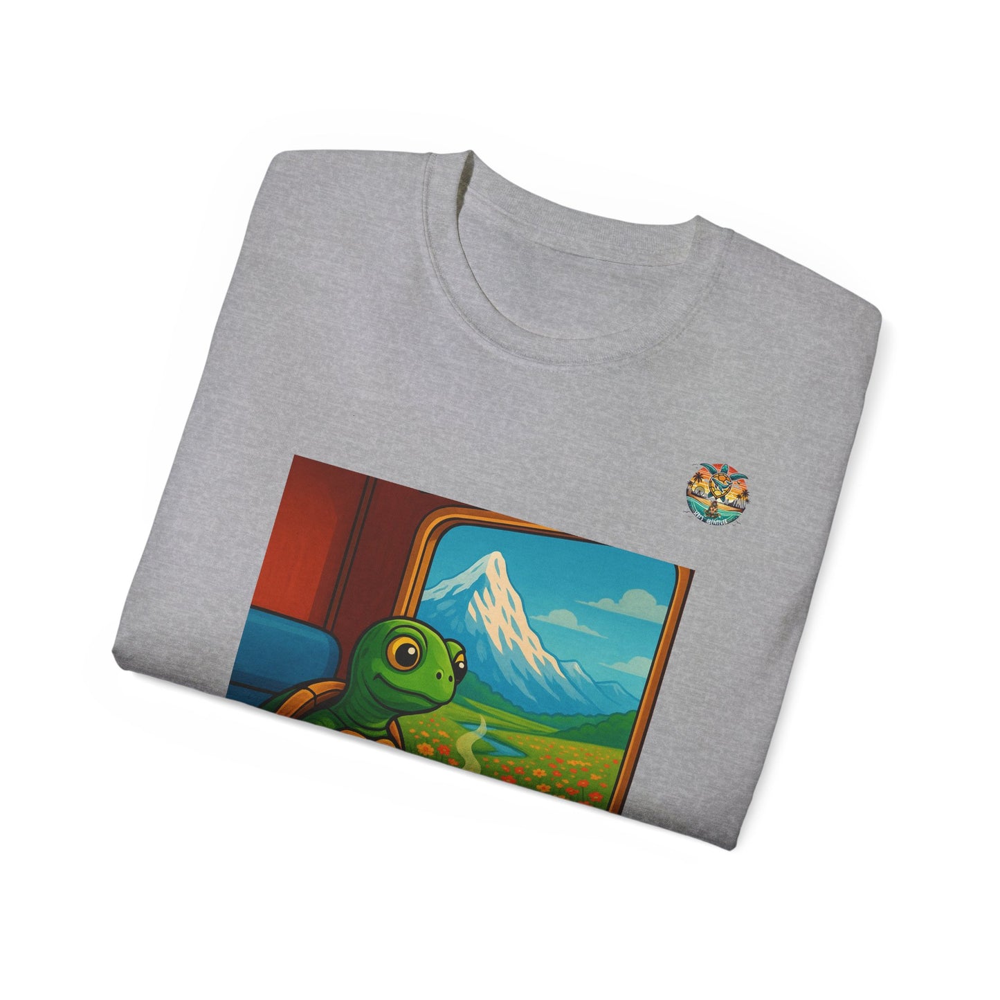 „Wrong Train, Right Lesson“ – Schildkröten-Zugreise T-Shirt