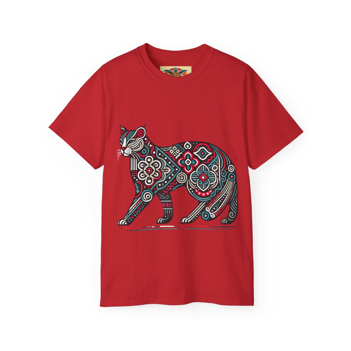 Tribal Cat T-Shirt – Sebi’s Abenteuer Edition