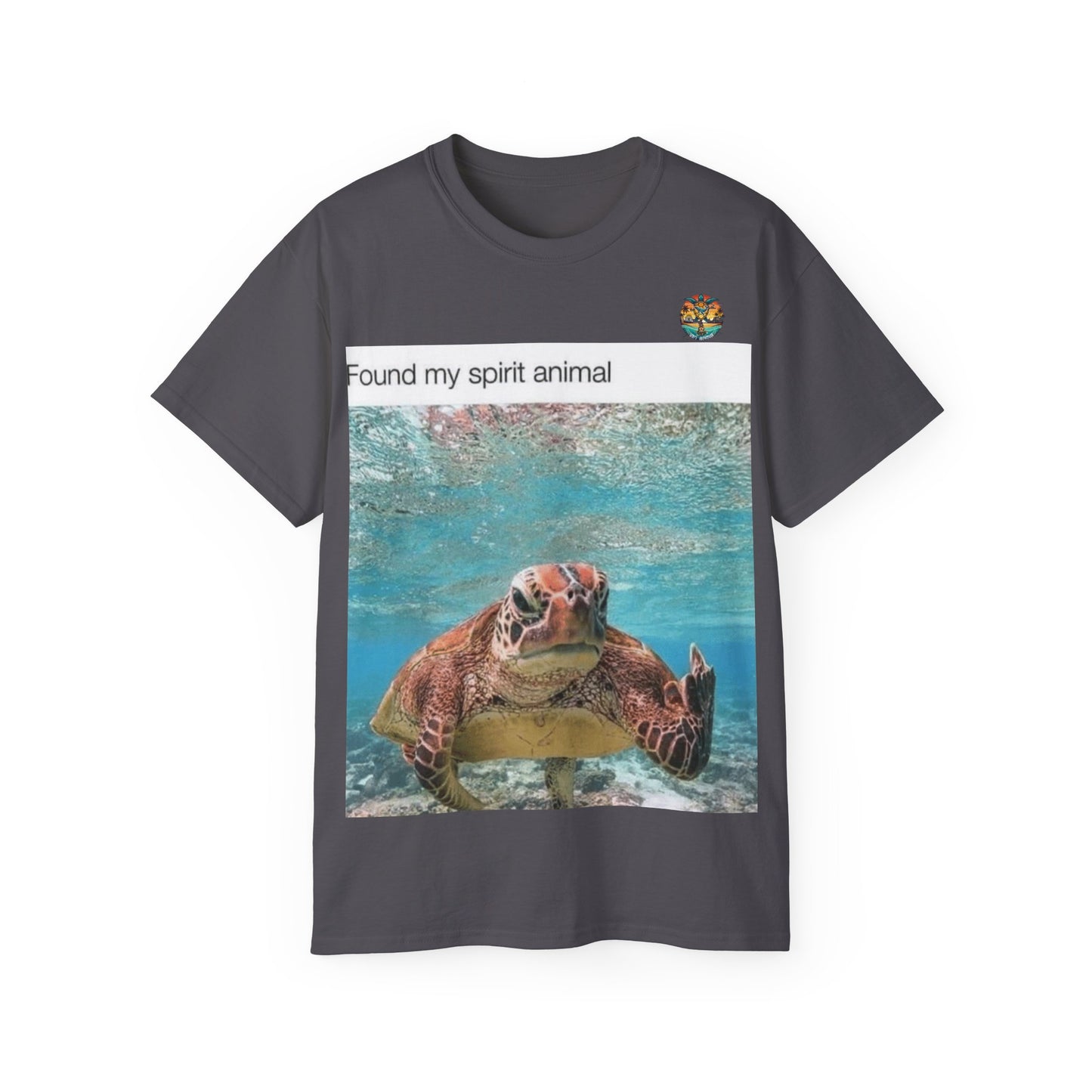 Mein spirituelles Tier – Lustiges T-Shirt mit Schildkröten-Design