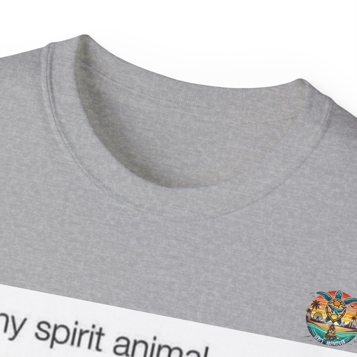 Mein spirituelles Tier – Lustiges T-Shirt mit Schildkröten-Design