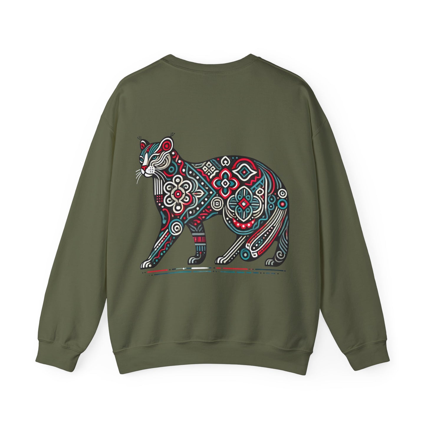 Tribal Cat Sweatshirt – Sebi’s Abenteuer Edition