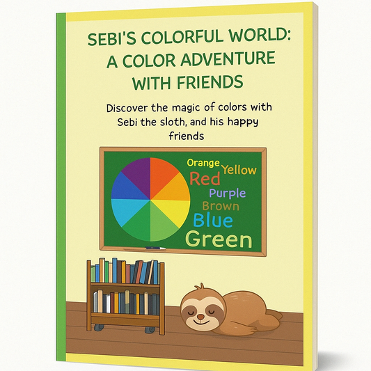 Sebi’s Colorful World: A Color Adventure With Friends: Discover the magic of colors with Sebi the sloth and his happy friends