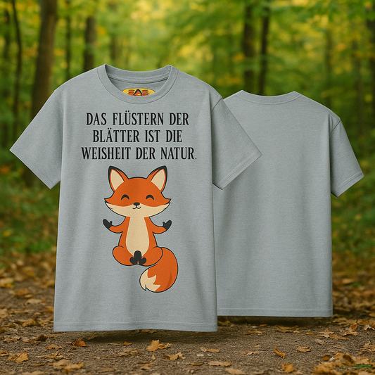 Waldfrieden T-Shirt – Die Weisheit des Fuchses