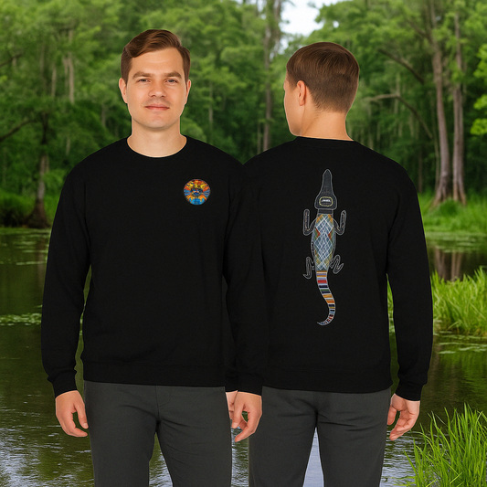 Crocodile Spirit Sweatshirt – Kraftvolles Design der Wildnis