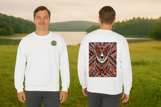 Tribal Dog Sweatshirt – Sebi’s Abenteuer Edition