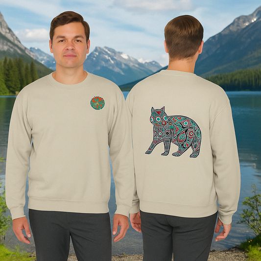 Tribal Cat Sweatshirt – Sebi’s Abenteuer Edition